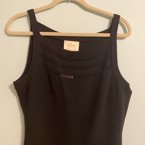 kate spade knit black dress
